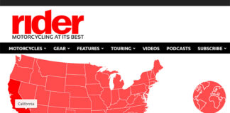 Rider magazine touring website