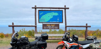 Michigan Upper Peninsula Motorcycle Ride Cochran West Bluff