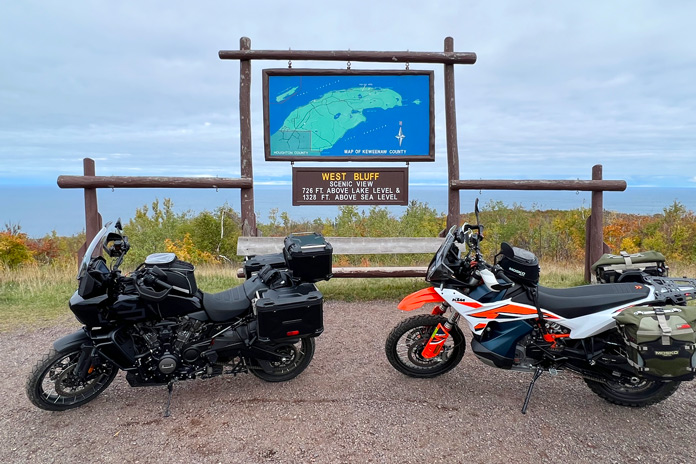 A Michigan Upper Peninsula Motorcycle Ride in Autumn