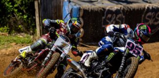 JD Beach and Jared Mees at Peoria TT 2023