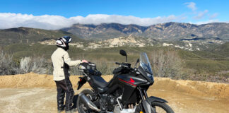 California Motorcycle Ride Four Counties Honda Transalp