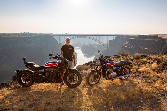 Triumph Motorcycles Celebrates 50th Anniversary of Evel Knievel’s Rocket Jump