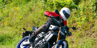 2024 Yamaha MT-09 SP review action