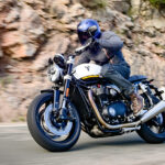 2025 Triumph Speed Twin 1200 Review 2025 Triumph Speed Twin 1200 action left