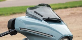 Klock Werks Flare windshield Street Glide