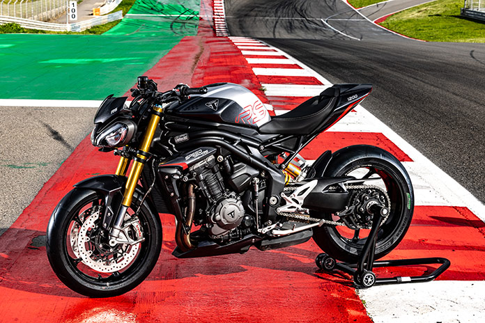 2025 Triumph Speed Triple 1200 RS Review left side