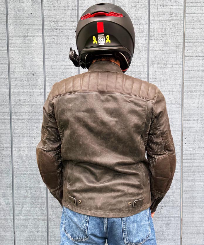 Scorpion 1909 Vintage Leather Motorcycle Jacket Moshe K. Levy