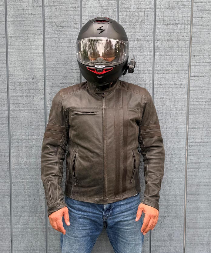 Scorpion 1909 Vintage Leather Motorcycle Jacket Moshe K. Levy