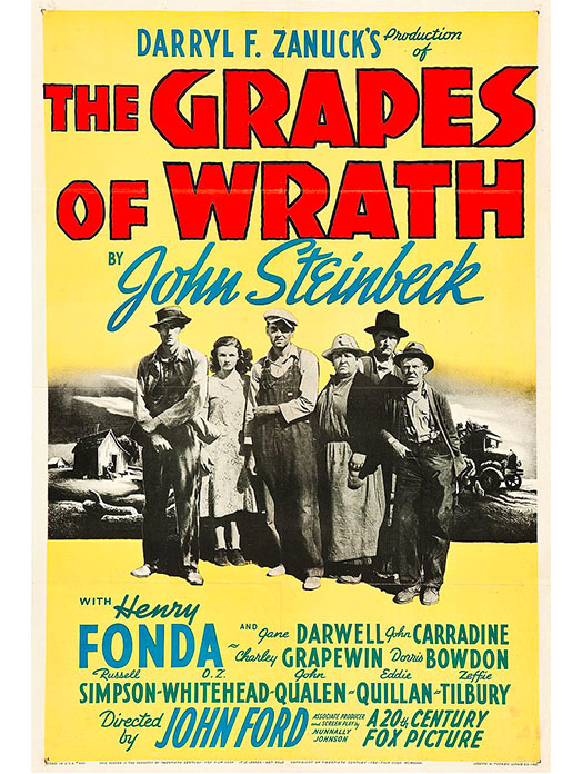 Route 66 America's Highway Grapes of Wrath movie poster