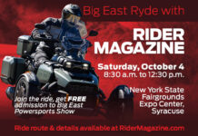 Big East Ryde with Rider Magazine, Syracuse, NY, Oct. 4 Big East Ryde, Big East Powersports Show