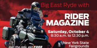 Big East Ryde with Rider Magazine, Syracuse, NY, Oct. 4 Big East Ryde, Big East Powersports Show