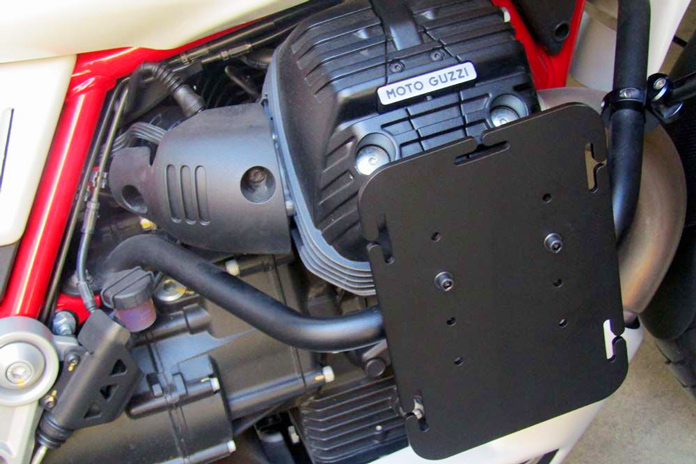 New and Cool Motorcycle Gear November 2025 eGlide Goodies Engine Guard Bag Mount