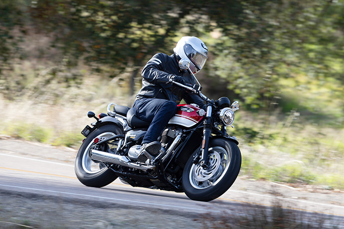 2026 Triumph Bonneville review Speedmaster action