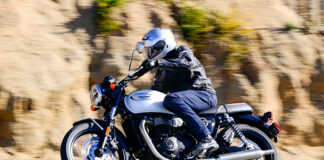 2026 Triumph Bonneville review T100 action