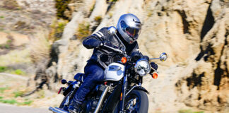 2026 Triumph Bonneville review T100 action