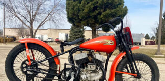 Mecum Indy Auction 1936 Harley-Davidson WR Flat Tracker Lot G205