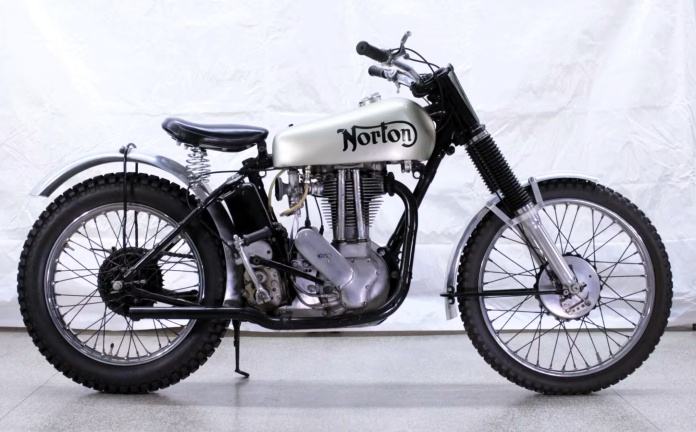 Mecum Indy Auction 1949 Norton 500T Trials Lot G210
