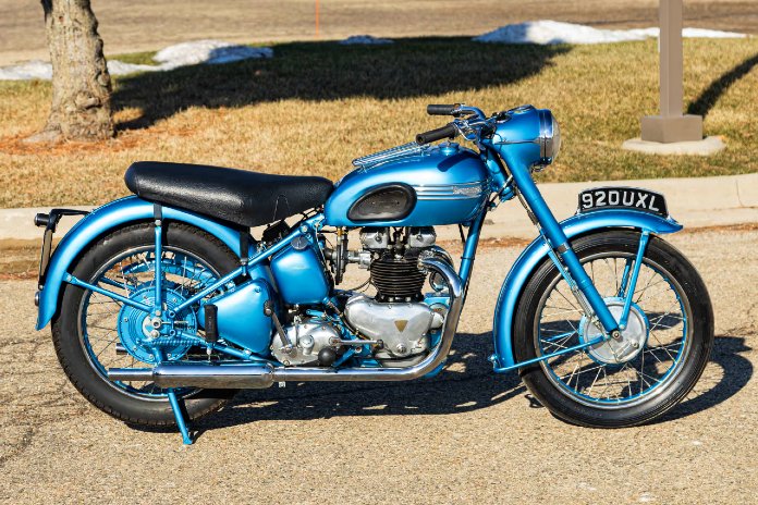 Mecum Indy Auction 1951 Triumph Thunderbird Lot N24
