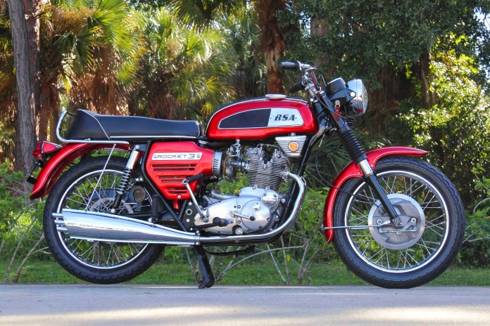 Mecum Indy Auction 1969 BSA Rocket 3 Lot G11