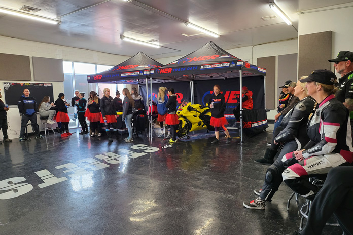 They Lost My Leathers Carly Becker HER Track Days Riders Meeting HER Track Days