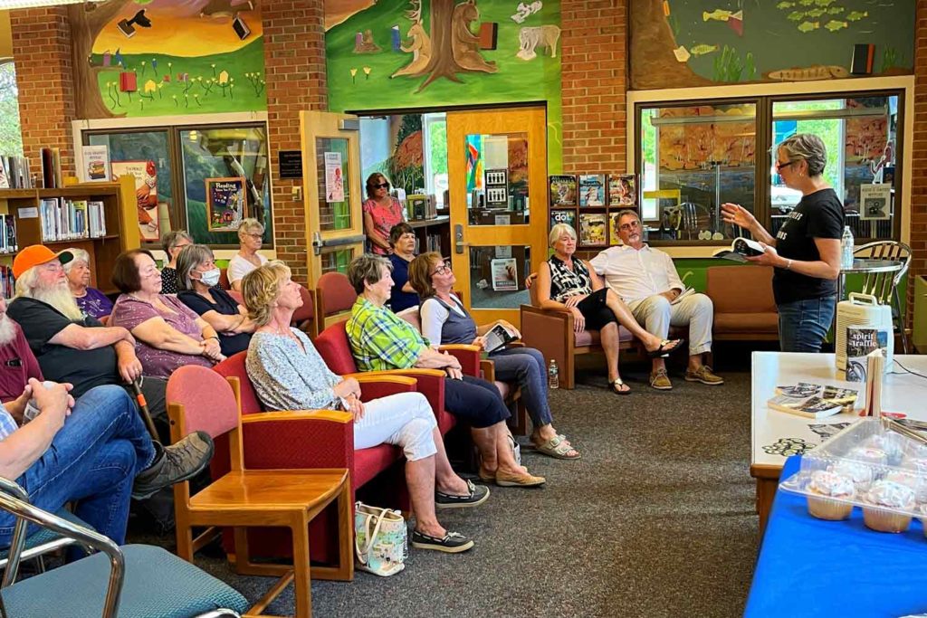 Postcards from the Road C. Jane Taylor Reading at the St. Clair Library