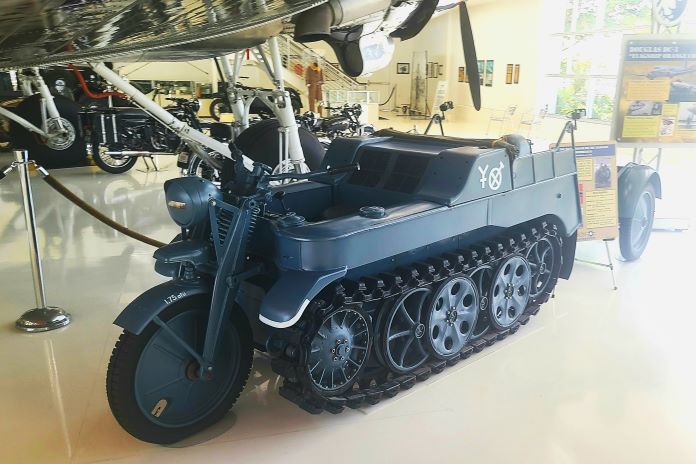 Lyon Air Museum Bikes and Bombers Kettenkrad