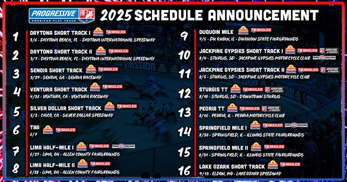 Progressive AFT 2025 Schedule Announcement