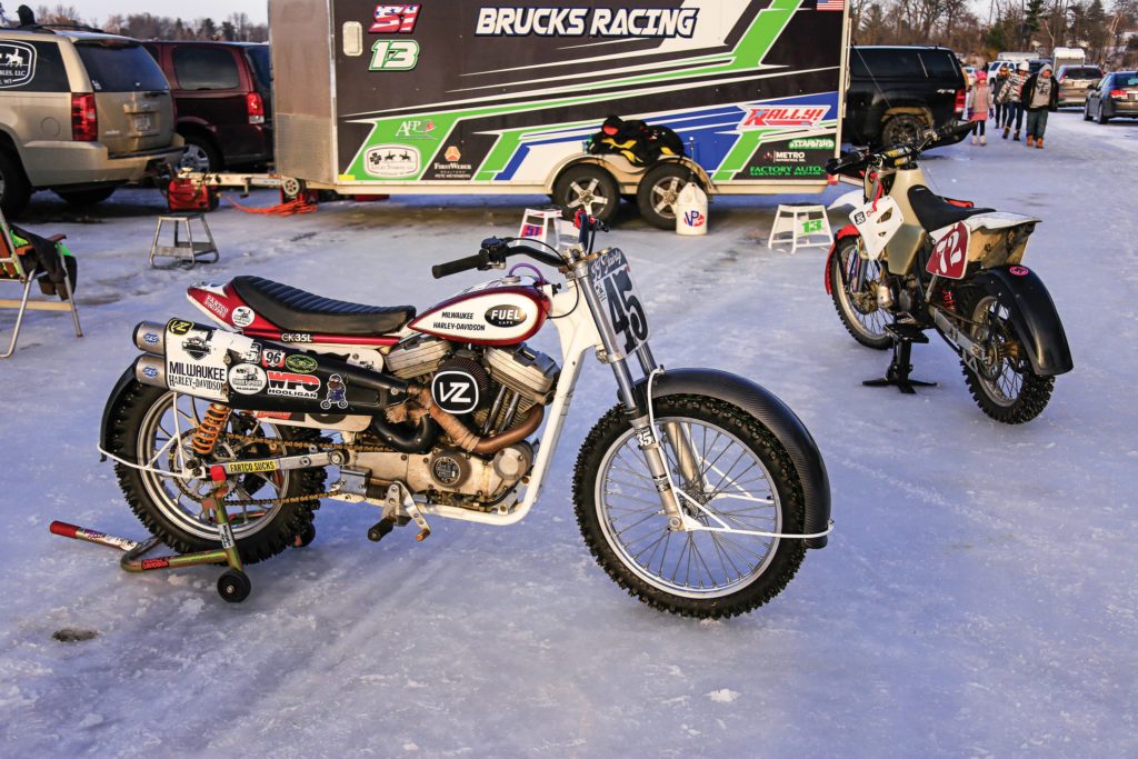 Just a few of the bikes that showed up for the races that benefit pancreatic cancer research at the Medical College of Wisconsin.