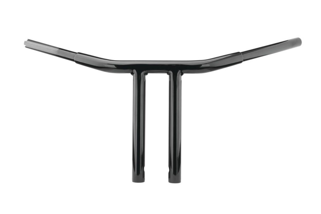 Biker's Choice Straight-Rise T-Bar Black