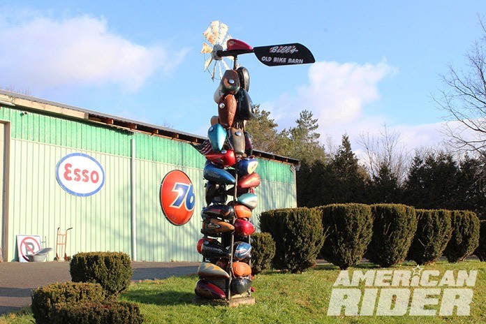 Bill's Old Bike Barn and Museum Billville Tank Tree