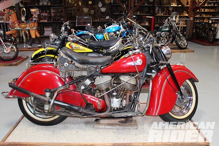 Bill's Old Bike Barn and Museum Billville 1947 Indian Chief
