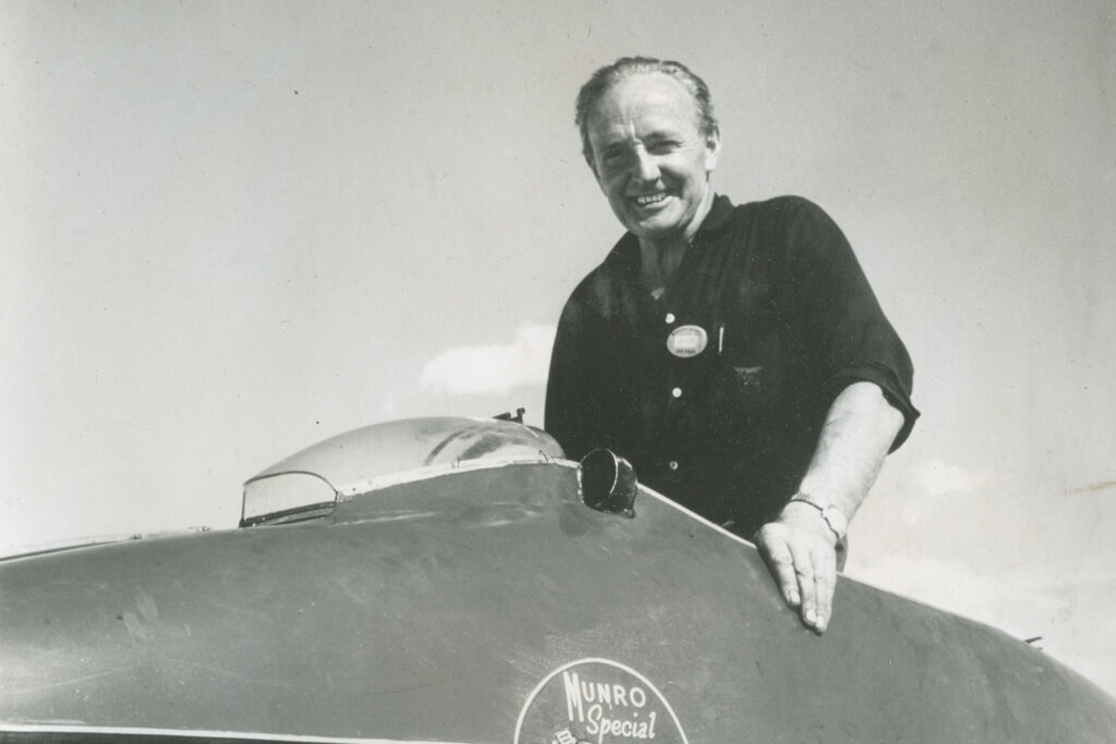 Burt Munro 1962 at Bonneville