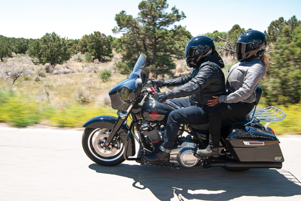 Holt and Monge in a fully relaxed cruising mode after 300 miles on I40. 