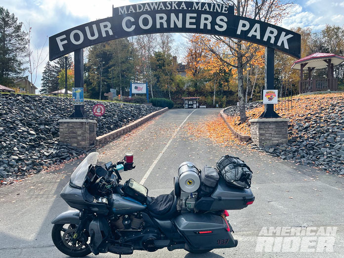Chris Hopper Iron Butt Madawaska Maine Four Corners Park