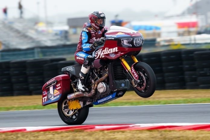 Herfoss victory wheelie
