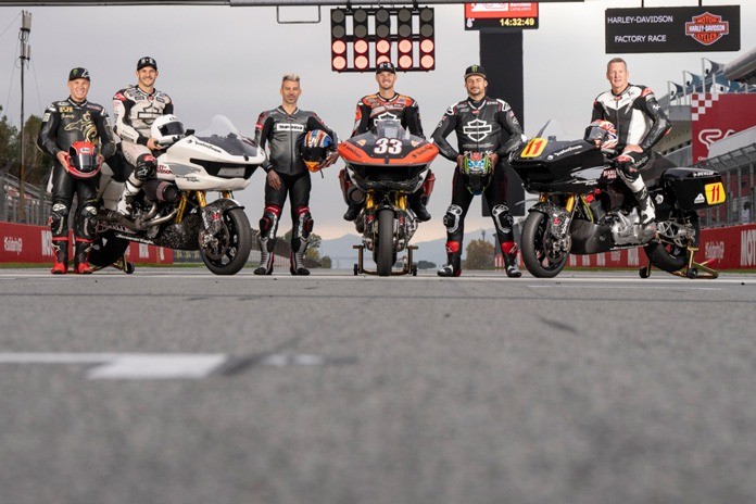 Harley-Davidson Factory Racing Tests at Barcelona-Catalunya After MotoGP