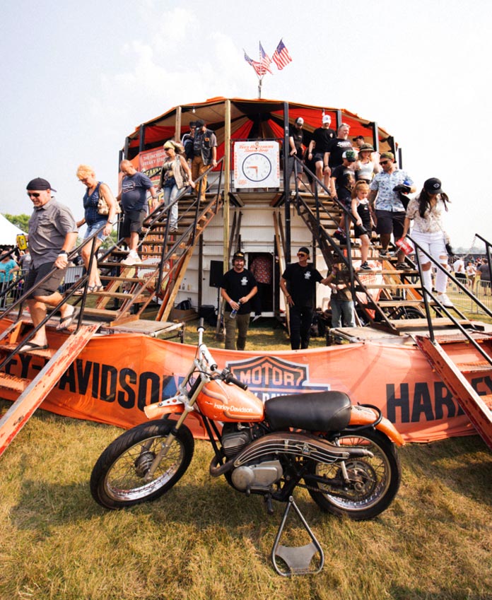 Harley-Davidson Homecoming Festival Wall of Death