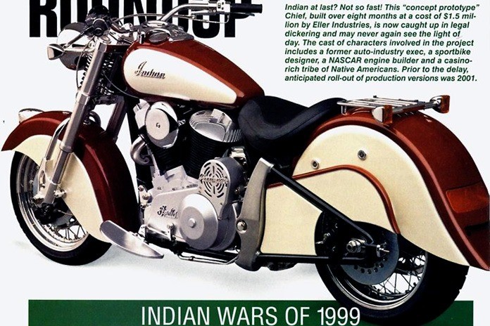 Harley-Davidson vs. Indian Motorcycle Part 4 1954-1999 Eller Indian Chief