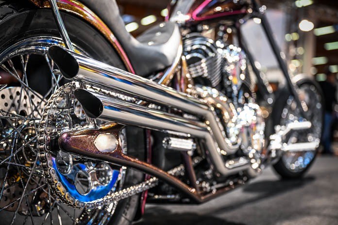 Indian Chief Dark Horse chopper Purple Haze