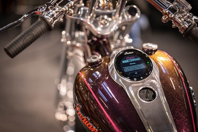 Indian Chief Dark Horse chopper Purple Haze