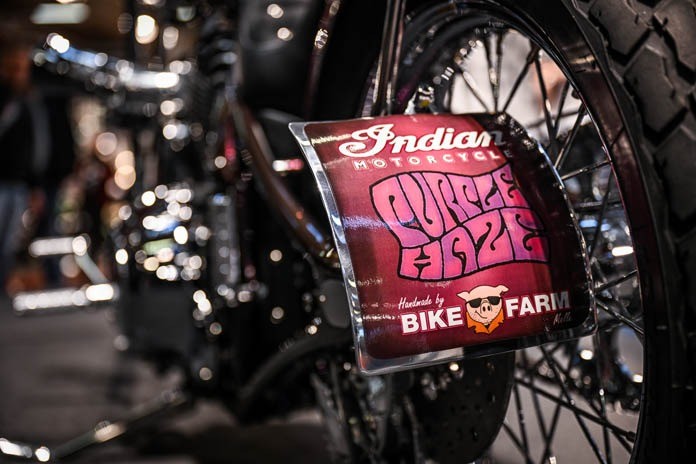 Indian Chief Dark Horse chopper Purple Haze