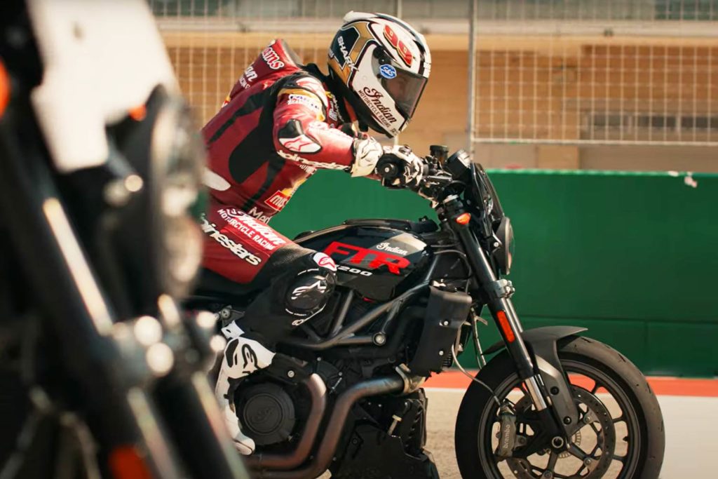 Indian Racer FTR Sport O'Hara and McWilliams Video