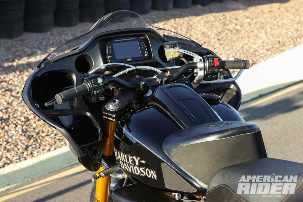 Test Riding KOTB H-D Factory Racer Kyle Wyman's Screaming' Eagle Road Glide