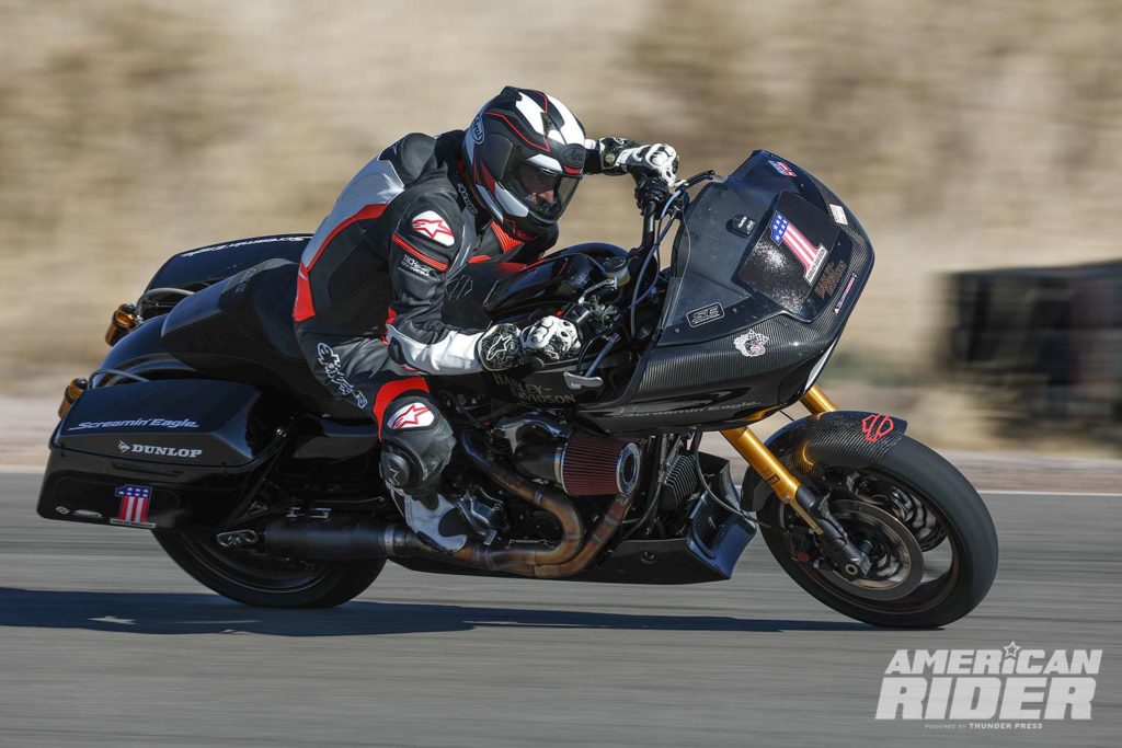 Test Riding KOTB H-D Factory Racer Kyle Wyman's Road Glide