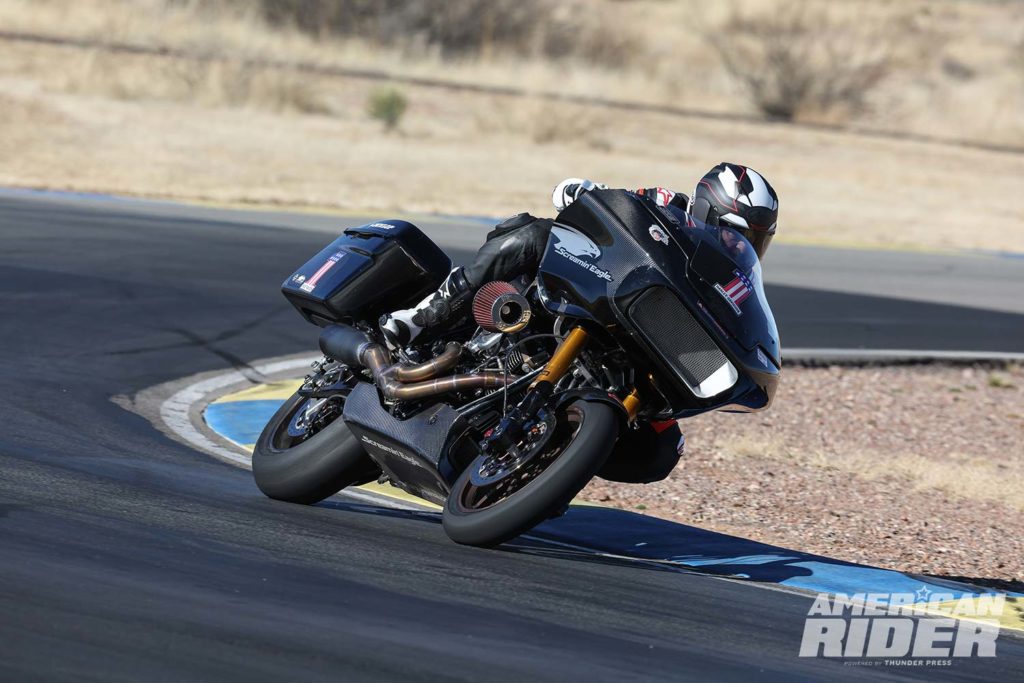 Test Riding KOTB H-D Factory Racer Kyle Wyman's Screaming' Eagle Road Glide