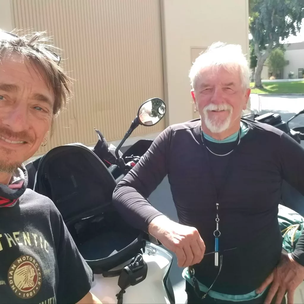 Motorcycle trips Reg Kittrelle