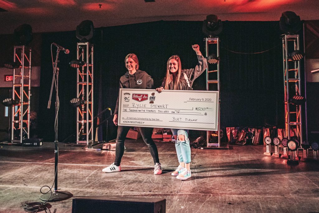 The 21 Helmet Show has been part of The One’s programming for eight years and now showcases the work of youth artists. The most voted upon youth helmet won the See See Scholarship, and this year’s winner was Rylie Stewart from Medford, OR.