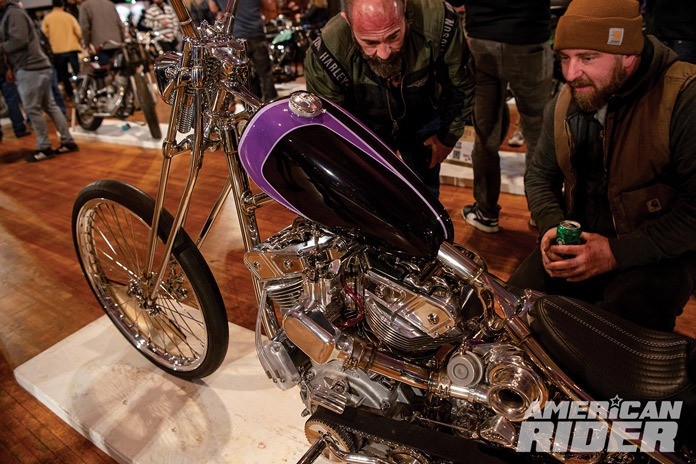 Springer Fork Christian Newman ULH at Mama Tried Motorcycle Show
