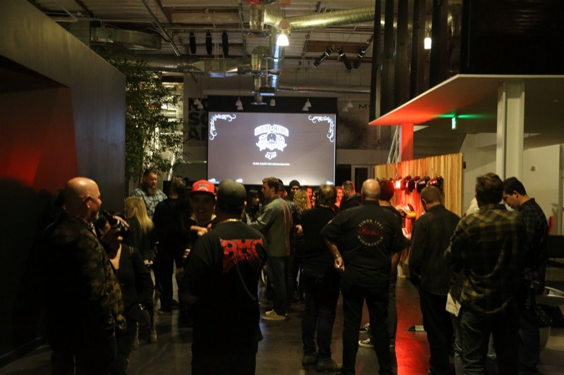 Guests enjoyed food and drinks while checking out the cool works on display at Fox headquarters in Irvine, California