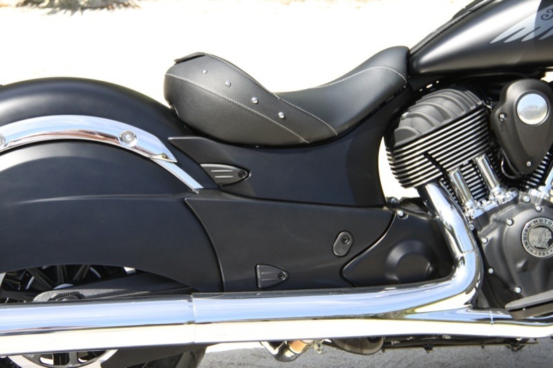 The majority of all the whiz-bang electronics are hidden under the seat and behind these panels